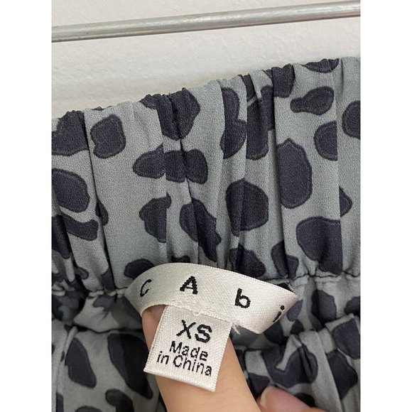 CAbi Black and White Skater Skirt - Picture 5 of 7